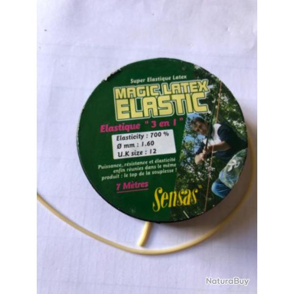 4 m �lastique magic latex 1,6 mm 700% plein peche coup