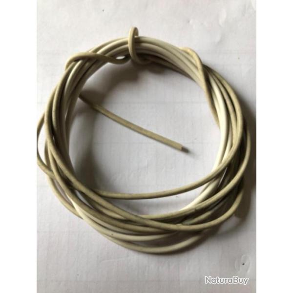 2,2 m lastique 2 mm  plein blanc  peche coup Sensas occasion