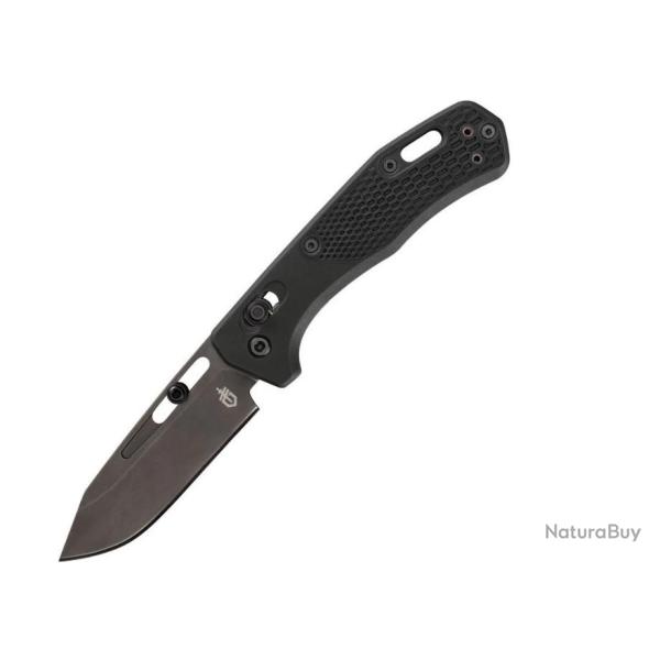 Couteau Gerber Assert Black Crossbar Lock Lame Acier S30V Clip Point Manche Polymere Made USA G1919