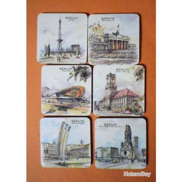 Sous-verre vintage de la s�rie NOS SCHUBERTH des ann�es 1970