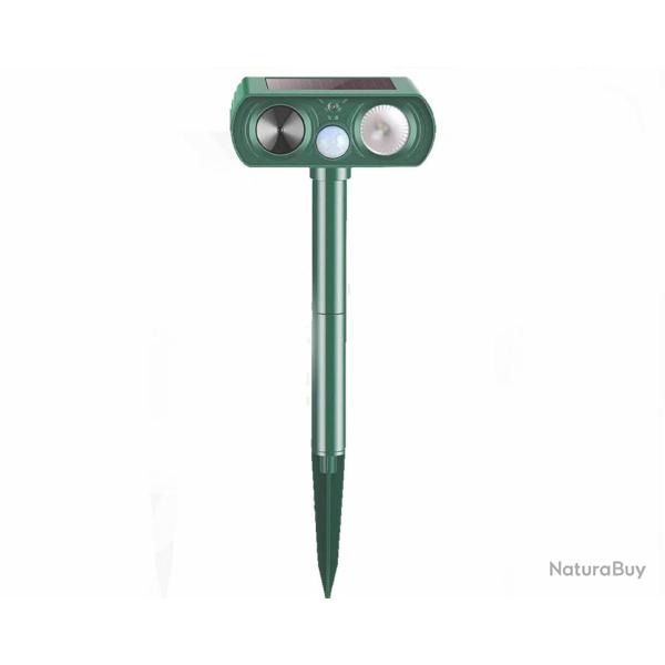 Repulsif Solaire Sonore + LED pour Oiseaux & Animaux -B 20260729082521