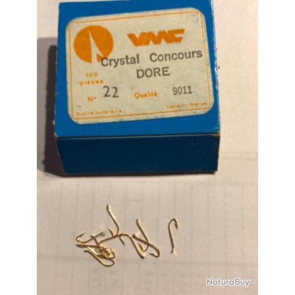 100 hame�on n 22 palette ref 9011 d  dor� droit tige longue  simple  peche coup vmc