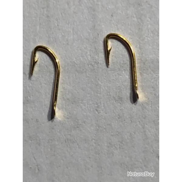 100 hame�on n 22 palette ref 272 d  dor� droit tige moyenne simple peche coup mustad