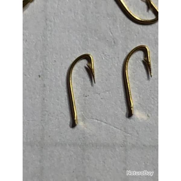 100  hame�on n 20 palette ref 272 d  dor� droit tige longue simple peche coup mustad