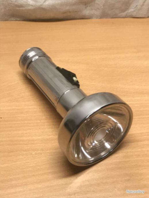 Lampe Torche Wonder Type Cadix Métal Verre Art Déco Design Xxe France N3347