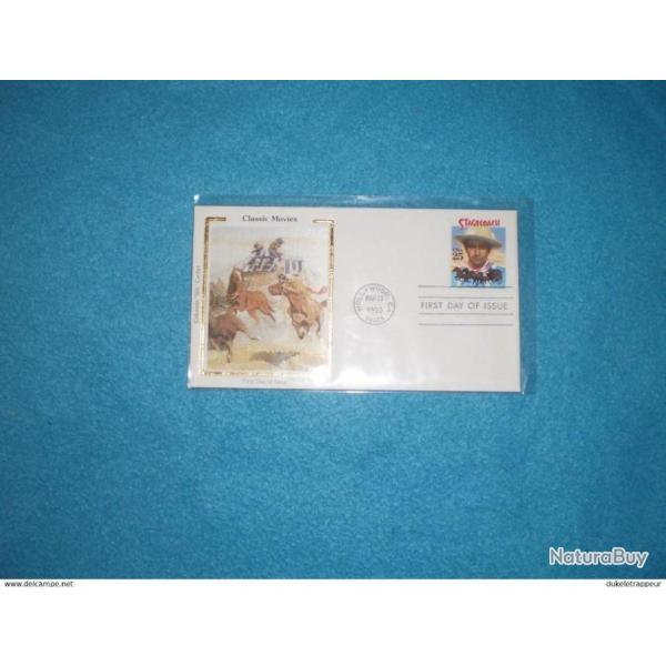 Enveloppe premier jour 23/03/1990 "John WAYNE" NEUVE !