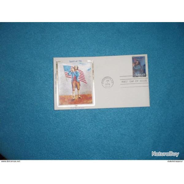 Enveloppe premier jour 01/01/1976 " SPIRIT of '76 " NEUVE !