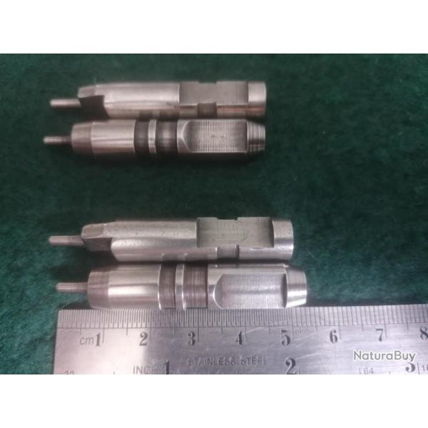 Deux paires de percuteurs VERNEY CARRON SAGITTAIRE.