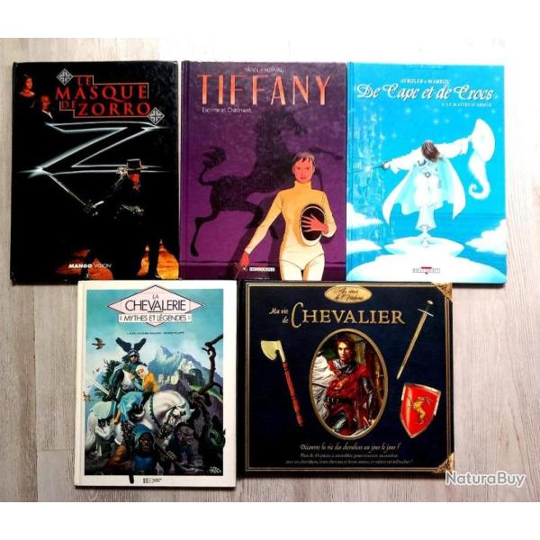 20 Bandes dessin�es Escrime mousquetaires Zorro Dumas d'Artagnan chevalerie