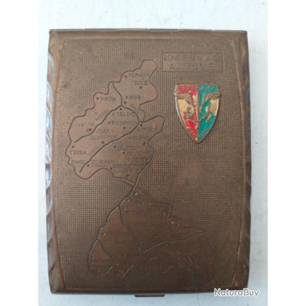 BOITE A CIGARETTES FORCES FRANCAISES ZONE FRANCAISE ALLEMAGNE