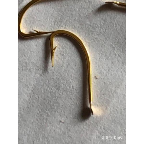 100 Hame�on n 11 palette ref 515 d dor�  droit tige courte forg� peche coup mustad