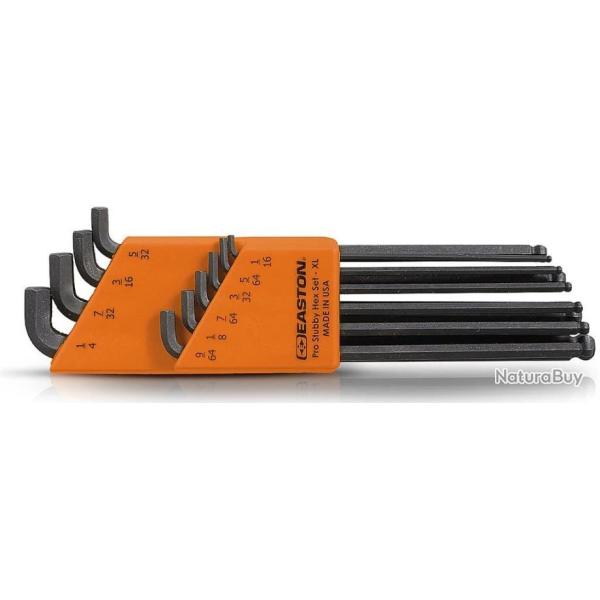 Set 10 cl�s Allen courtes 9/64 � 1/14"