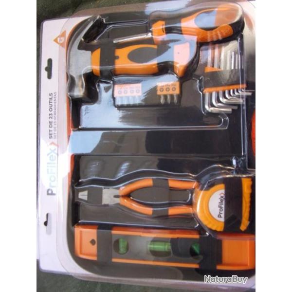 set de 23 outils divers
