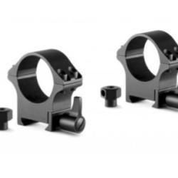 MONTAGE HAWKE PROFESSIONAL ACIER 30MM WEAVER MEDIUM