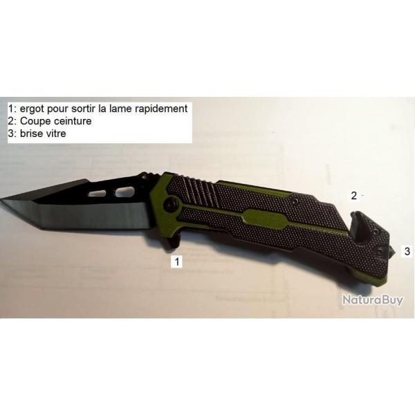 Couteau de poche de s�curit� pliant