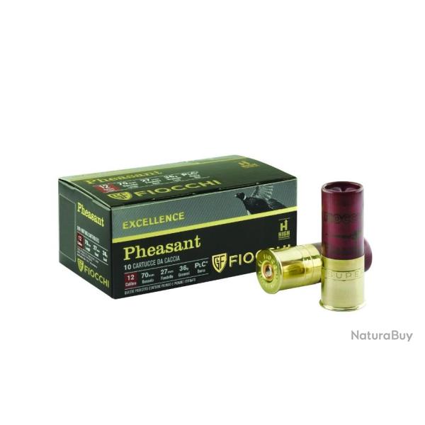 CARTOUCHE FIOCCHI FAISAN CAL.12/70 36G PAR 10