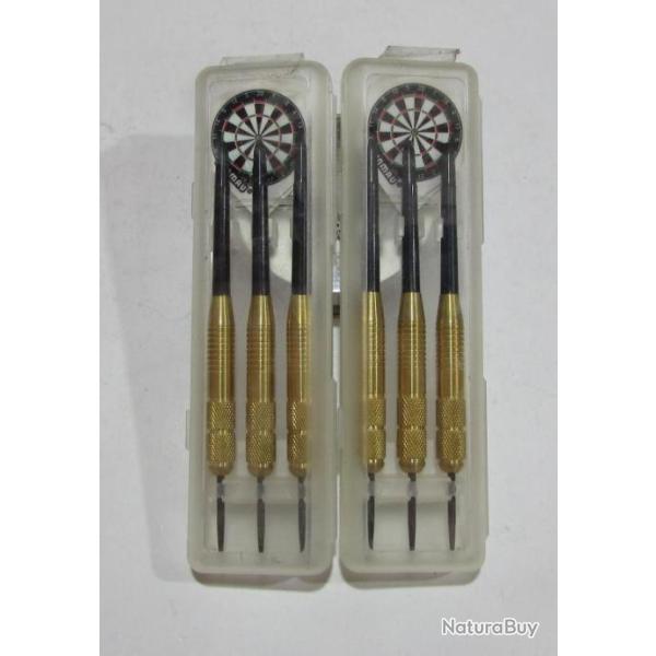 lot de 2 paquets de 3 flechettes pointe acier winmau