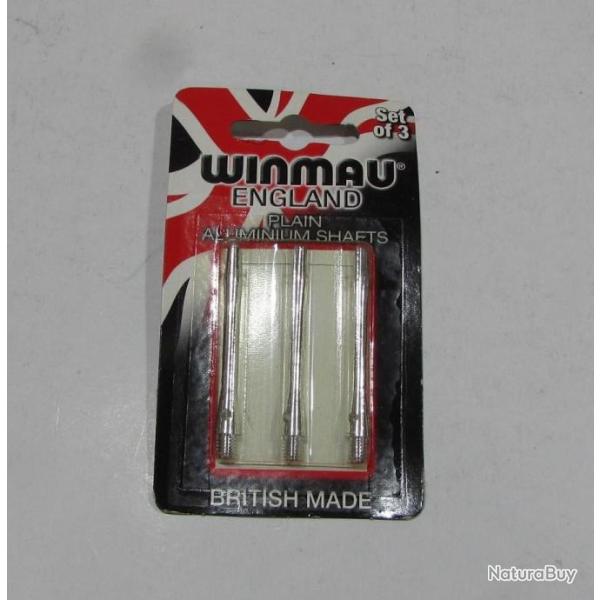 lot de 3 pointe aluminium plate pour flechette  winmau