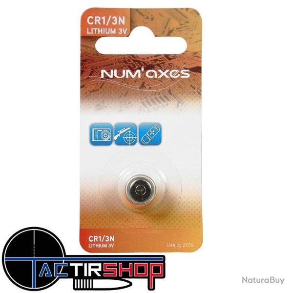 NUM'AXES - Blister 1 pile CR1/3N lithium 3 V