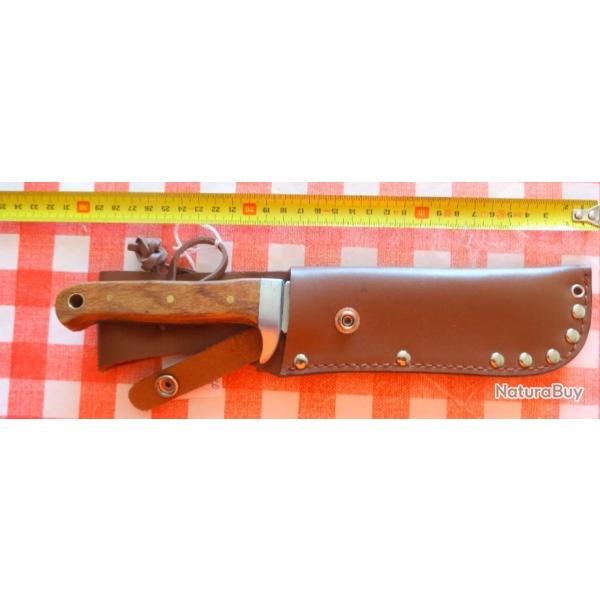 COUTEAU DROIT POIGNARD MILITAIRE PARA PARACHUTISTE ARMEE SURVIE CHASSE CAMPING LEGION POLICE COMBAT