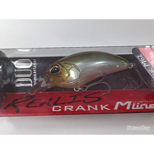 !!! LEURRE DUO REALIS CRANCK MLINE M62 5A !!! COLORIS : GHOST MINNOW