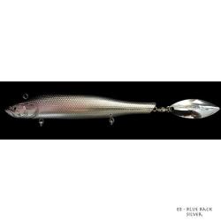 Poisson Nageur Babyface SM135S 40 g 03 - Blue Back Silver