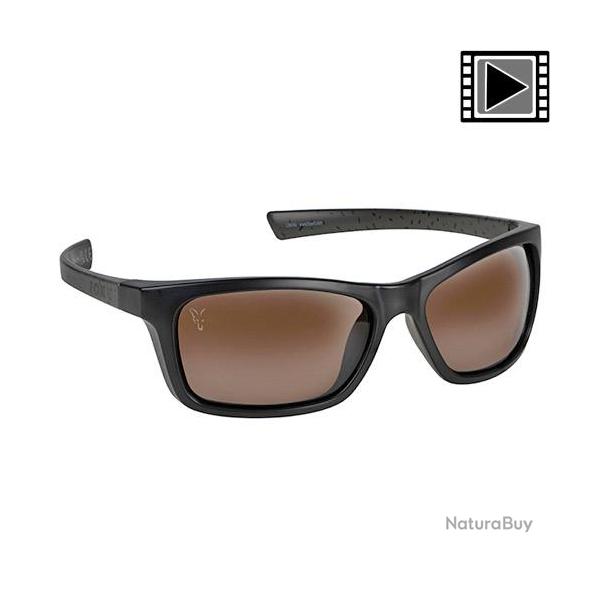 Lunettes Polarisantes Fox Collection Wrap Green/Black Verre Marron