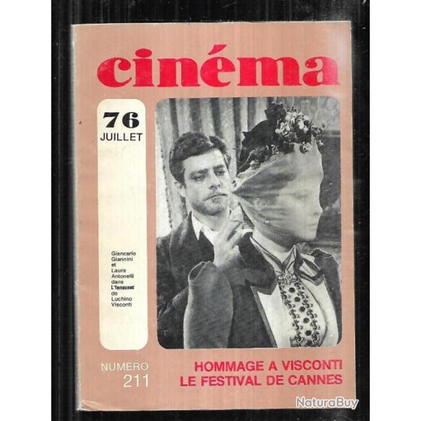 cin�ma 76 juillet 211 hommage � visconti , le festival de cannes