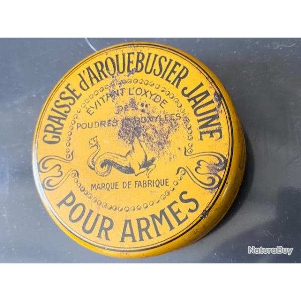 Bote de graisse d'arquebusier,  Vintage .