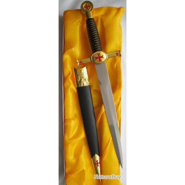 MEDIEVAL DECORATION - DAGUE DE COLLECTION TEMPLIER - R�f.D74