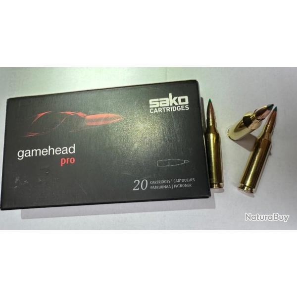 BALLE Munitions SAKO Cal. 243 Win. GAMEHEAD PRO 5.8g 90 Gr PAR 20