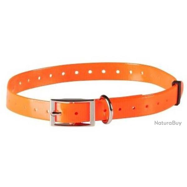 Collier polyur�thane - Largeur 18.5 mm orange