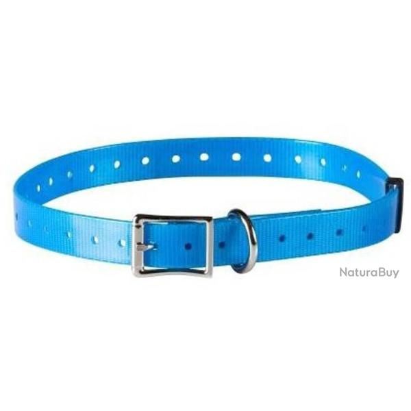 Collier polyur�thane - Largeur 18.5 mm bleu