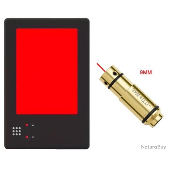 CIBLE POUR TIR A SEC ENTRAINEMENT AU LASER TAR IPSC GONG STEEL CHALLENGE FUN TIR avec LASER ROUGE