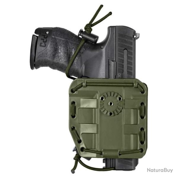 Holster ambidextre Bungy 8BL arme de poing VERT