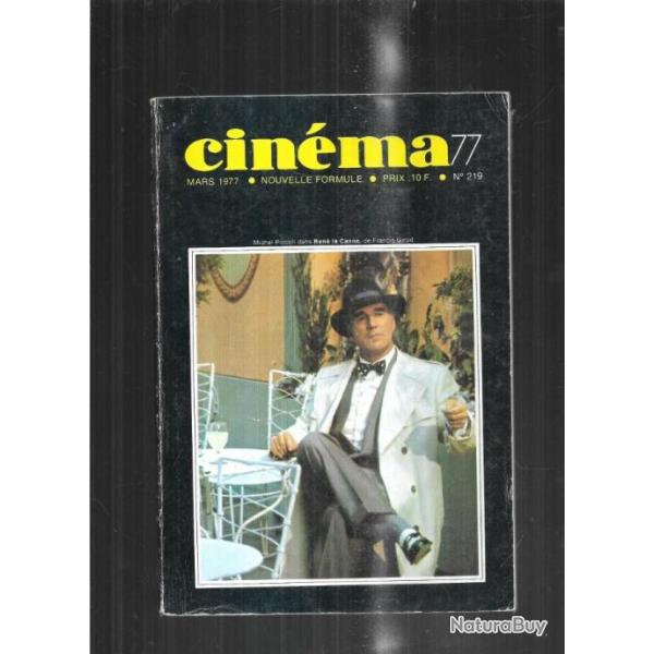cin�ma 77 nouvelle formule mars 1977 219, raymond bussi�re , dirk bogarde , straub-huillet