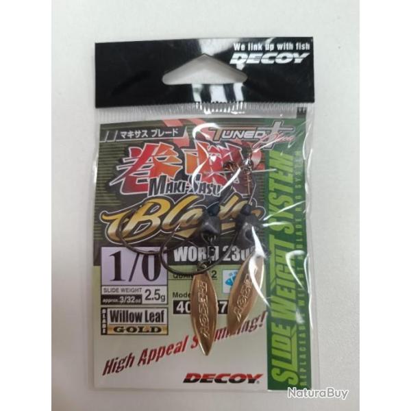 !!! Hame�ons DECOY MAKISASU BLADE worm 230g !!! 1,8g taille : 1/0
