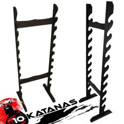 Support de sol Etag&egrave;re pour 10 Katana