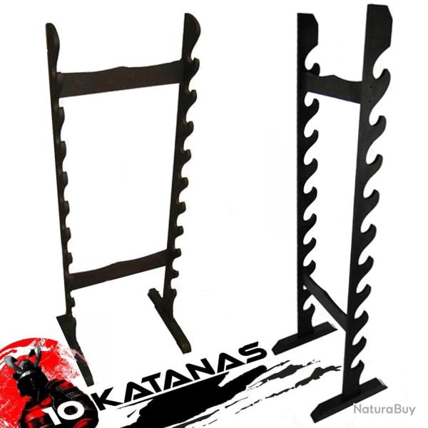 Support de sol Etag�re pour 10 Katana
