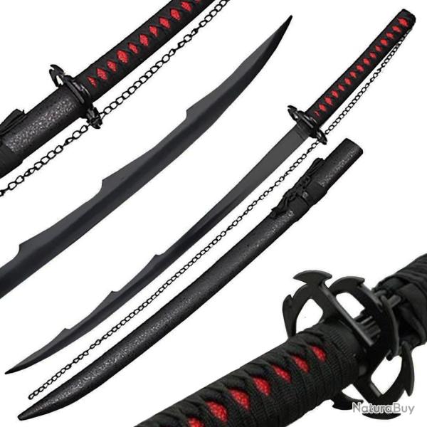 Katana en M�tal BLEACH Ichigo Kurosaki Zanpakuto Zangetsu V3