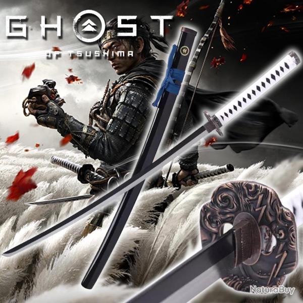Katana Acier Ghost Of Tsushima Temp�te du Clan Sakai de Jin