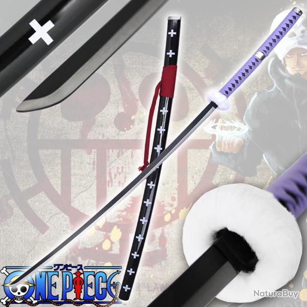 Katana Acier XXL One Piece Trafalgar Law Kikoku 142 cm