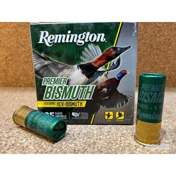 50 Cartouches  Remington Premier Bismuth C/12/70 - 35 gr - Plomb n�5 - Boite de 25- Toutes Armes
