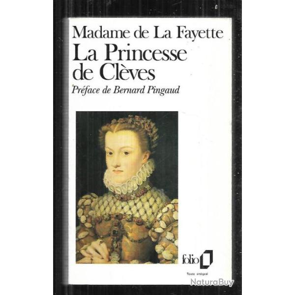 la princesse de cl�ves de madame de la fayette folio