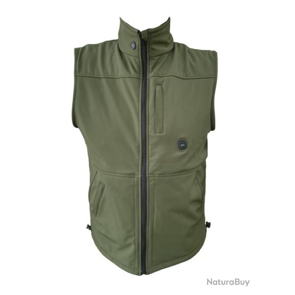 Gilet Chasse Chauffant. Gerbing Vert