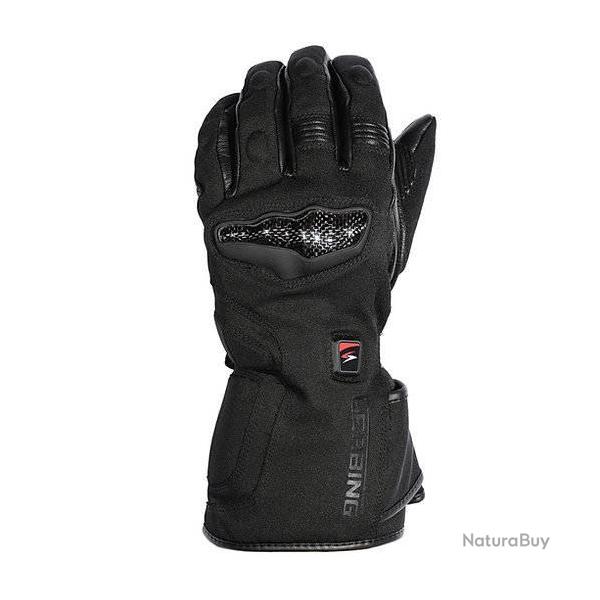 Gants MOTO Chauffants XTREME DEFENDER TEX coqu�s hybrides. Gerbing Noir