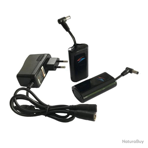 Kit Batteries de 7V 2600 mAh SOFT CASE, Gerbing Avec 2 batteries de 7.4V  2.2 Ah