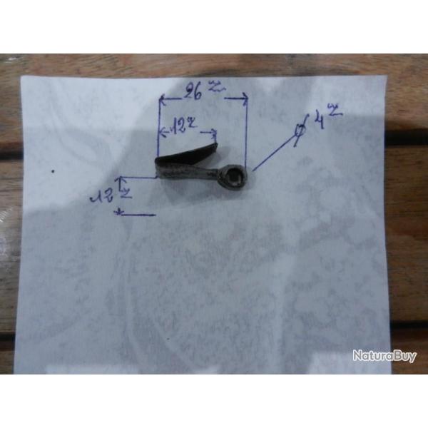 pice dtache ressort d'arme ancienne  percussion et silex
