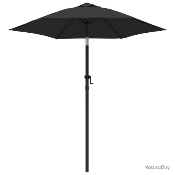 Parasol noir 200 x 211 cm aluminium 02_0008702