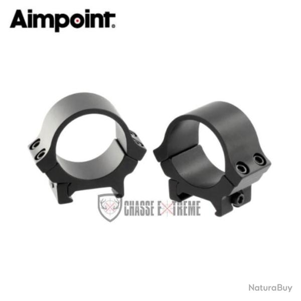 Paire de Colliers AIMPOINT Srp-L 30mm Noir
